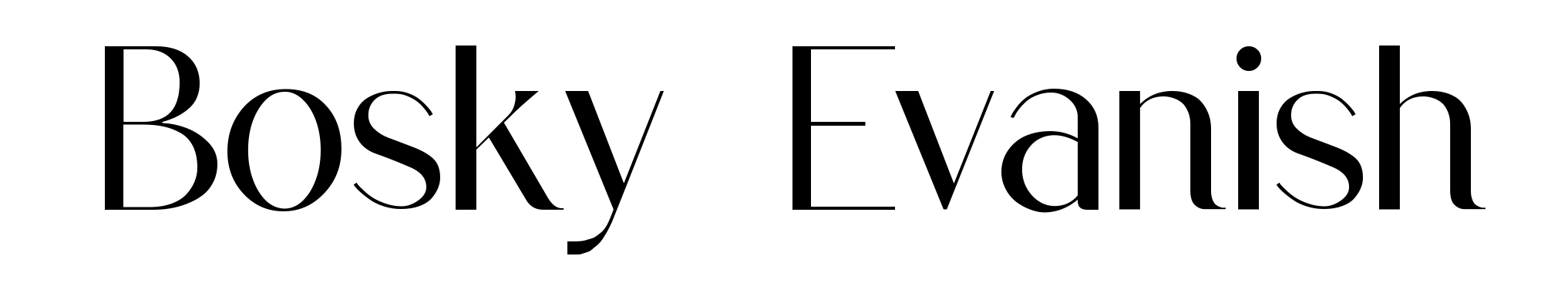 Bosky Evanish